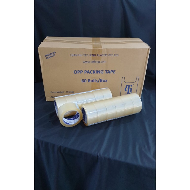 QUALITY TAPE OPP TAPE(2")48MM X 90YDS (60ROLL)
