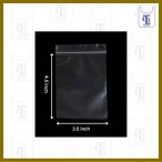 PE ZIP LOCK BAGS 0.05MM X 3.5 X 4.5 (1000 PCS/BOX)