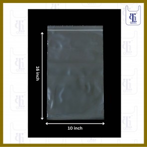 PE ZIP LOCK BAGS 0.08MM 10 X 16 (500 PCS/CTN)