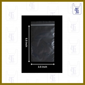 PE ZIP LOCK BAGS 0.05MM X 3.5 X 5.5 (1000 PCS/BOX)