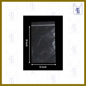 PE ZIP LOCK BAGS 0.05MM X 5 X 8 (1000pcs/BOX)