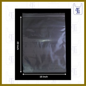PE ZIP LOCK BAGS 0.09MM X 15 X 20 (500PCS/CTN)