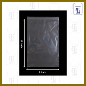 PE ZIP LOCK BAGS 0.05MM X 8 X 12(1000PCS/CTN)