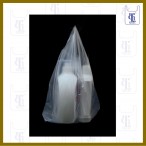 Clear HD Singlet Bags 0.03mm X (13+8)" X 23"