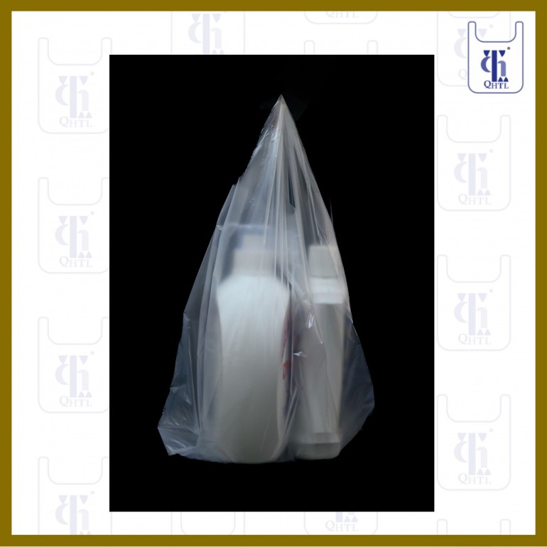 Clear HD Singlet Bags 0.03mm X (13+8)" X 23"