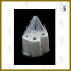 Clear HD Singlet Bags 0.025mm X (13+8)" X 23"