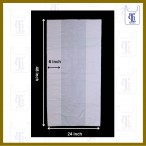 WHITE白GARBAGE BAGS 0.025MM X 36 X 48(500)