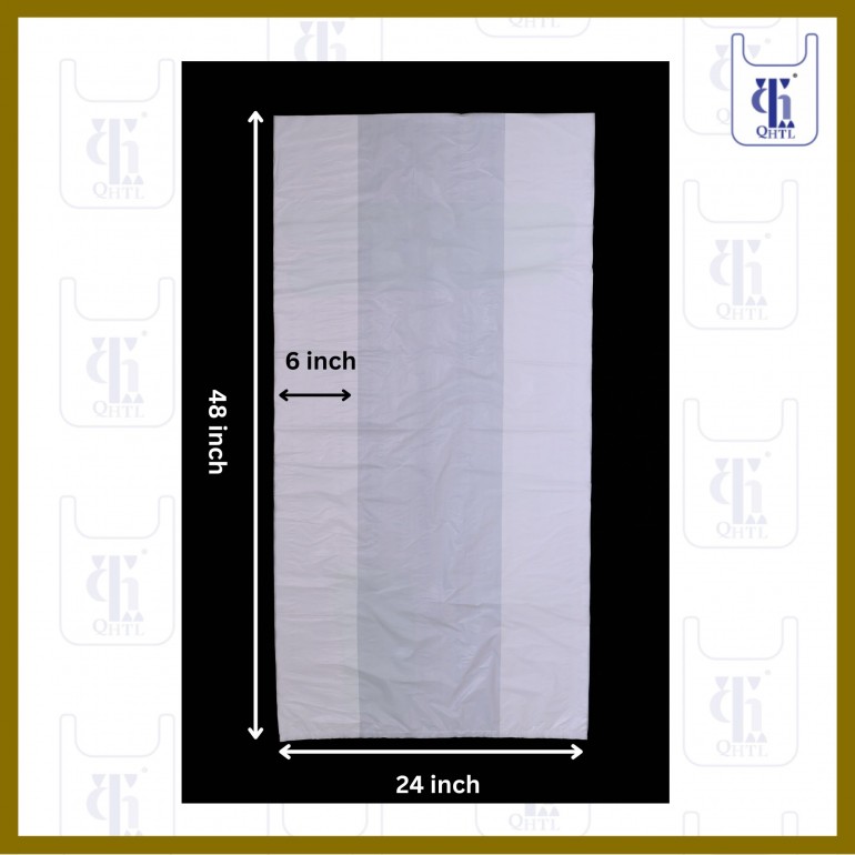 WHITE白GARBAGE BAGS 0.025MM X 36 X 48(500)