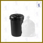 WHITE白GARBAGE BAGS 0.018MMX30X39 (1000)