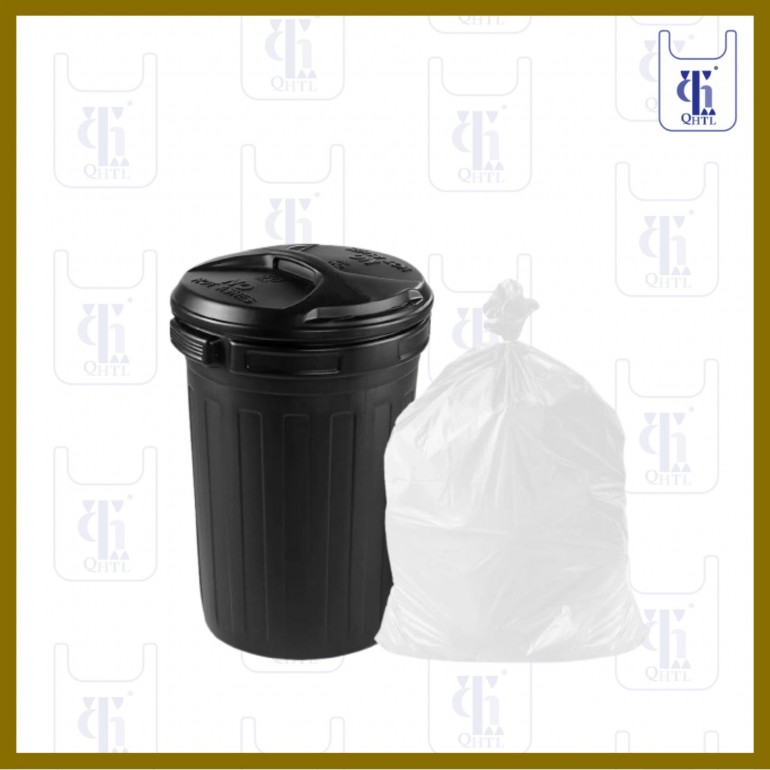 WHITE白GARBAGE BAGS 0.018MMX30X39 (1000)