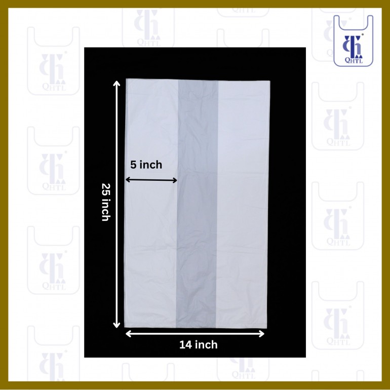 WHITE白GARBAGE BAGS 0.015MM X24X25(2000)