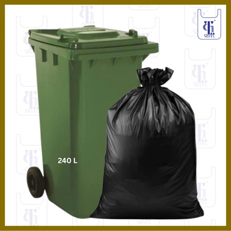 BLACK GARBAGE BAGS 0.03MM X 50 X 51(200)