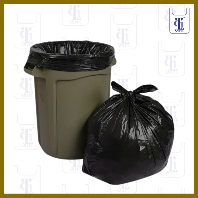 BLACK GARBAGE BAGS 0.03MM X 43 X 52(250)