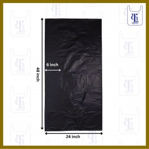 BLACK GARBAGE BAGS 0.05MM X 36 X 48(200)