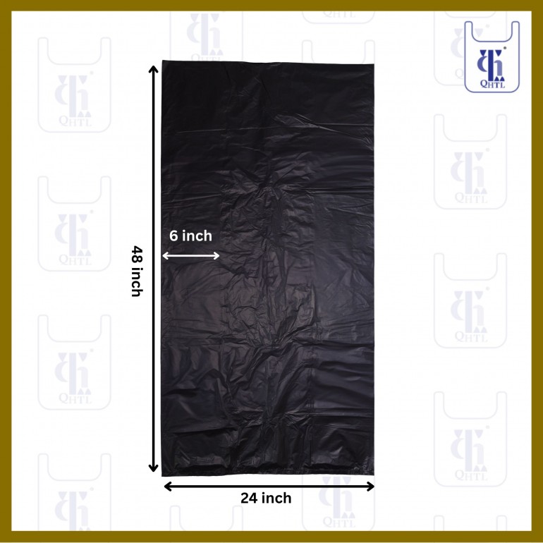 BLACK GARBAGE BAGS 0.03MM X36X 48(250)