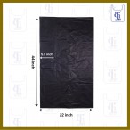 BLACK GARBAGE BAGS 0.021MM X33X 44(500)