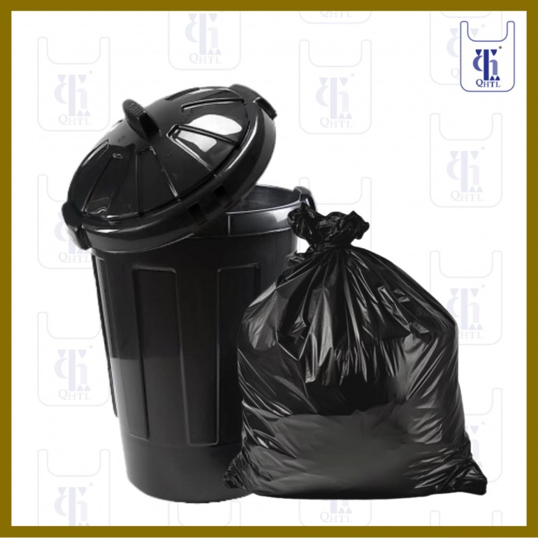 BLACK GARBAGE BAGS 0.021MM X33X 44(500)