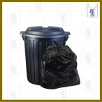 BLACK GARBAGE BAGS 0.025MM X30X 39(500)