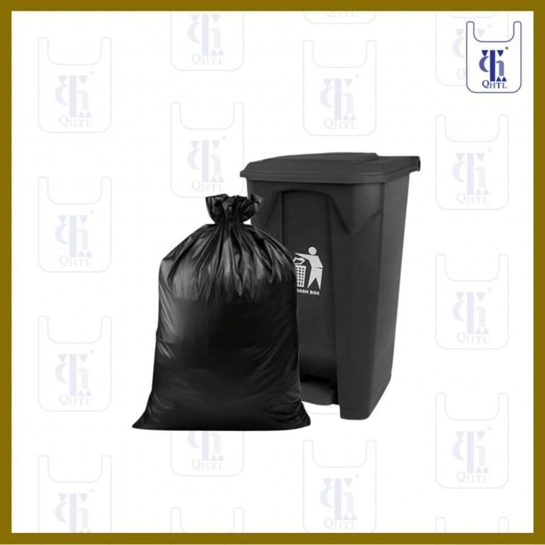 BLACK GARBAGE BAGS 0.023MMX30X38(500)