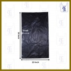 BLACK GARBAGE BAGS 0.03MMX30X34(500)