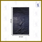 BLACK GARBAGE BAGS 0.021MMX30X34(1000)