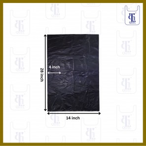 BLACK GARBAGE BAGS 0.015MMX22X28(2000)