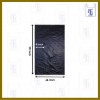 BLACK GARBAGE BAGS 0.015MMX19X19(2500)