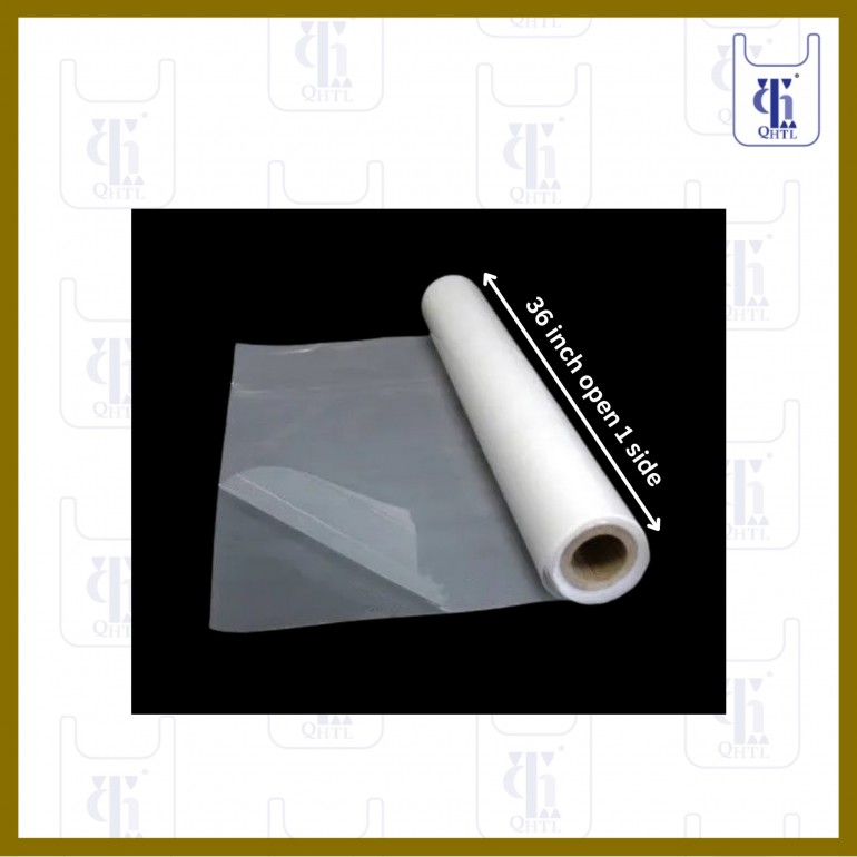 LDPE TUBING 0.08MM X 36" OPEN 1 SIDE