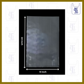 PE BAGS 0.08MM X 9 X 14 (5LBS)