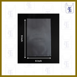 PE BAGS 0.08MM X 6 X 9 (5LBS)
