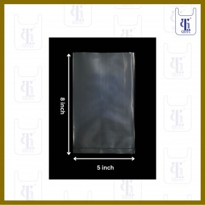PE BAGS 0.08MM X 5 X 8(5LBS)