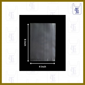 PE BAGS 0.08MM X 4 X 6 (5LBS)