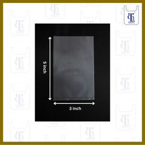 PE BAGS 0.08MM X 3 X 5(5LBS)