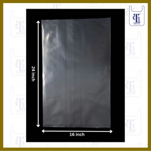 PE BAGS 0.08MM X 16 X 24(10LBS)