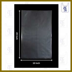 PE BAGS 0.08MM X 15 X 20 (10LBS)