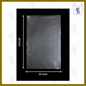 PE BAGS 0.08MM X 10 X 16 (5LBS)