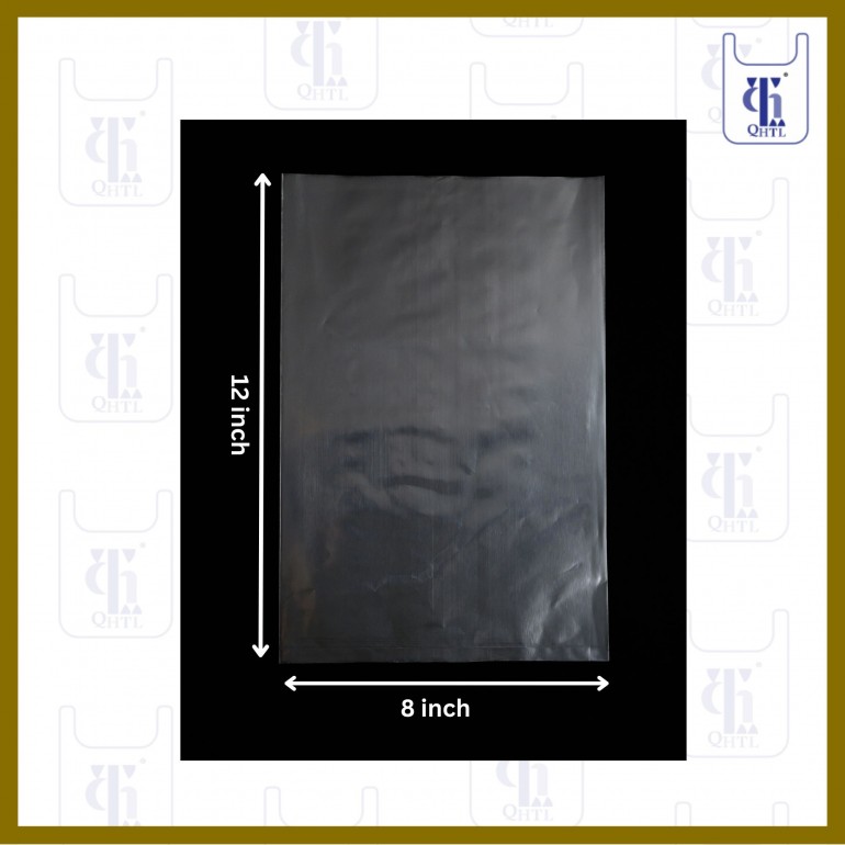 PE BAGS 0.04MM X 8 X 12(5LBS)