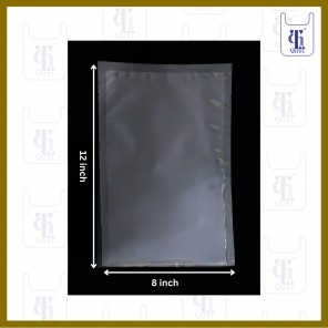 NYLON VACUUM BAG 0.08MM X 8 X 12 (100PCS)