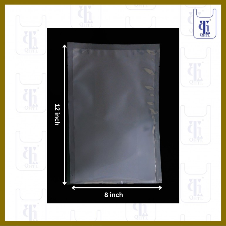NYLON VACUUM BAG 0.08MM X 8 X 12 (100PCS)