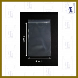PE ZIP LOCK BAGS 0.05MM X 4 X 6 (1000 PCS/BOX)