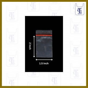 PE ZIP LOCK BAGS 0.05MM X 1.5 X 2 (1000PCS/BOX)